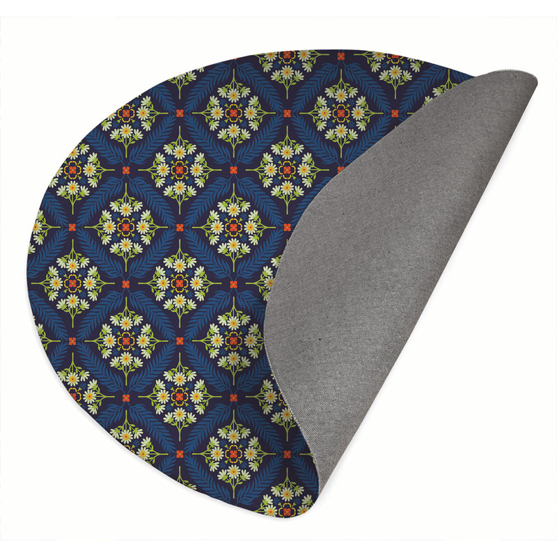 Eden Outdoor Rug, Round 5'