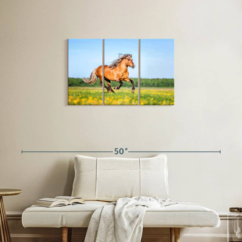 Cheval Bramom Palomino, H 20 po x l 33 po
