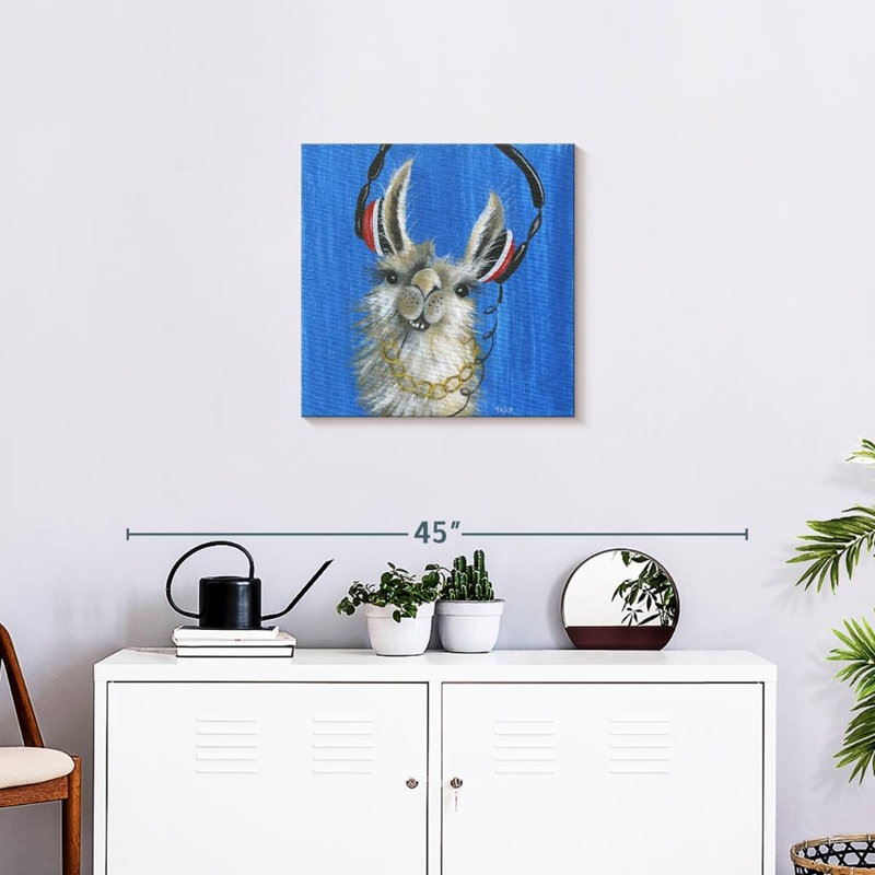 Ketti Llama Jammin', 20" H x 20" W
