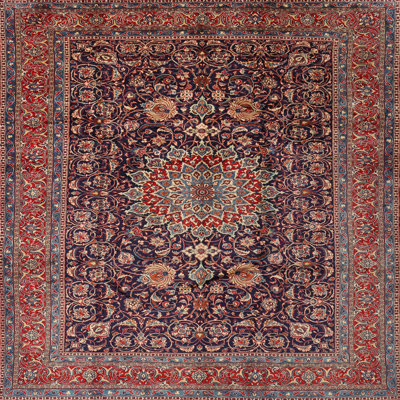 Tapis oriental rouge / bleu Sharmin