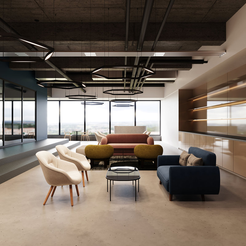 Ola Satin Black LED Modular Pendant Light