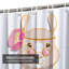 Rideau de douche imperméable avec 12 crochets Hippie Alpaca Art Bath Boho-1555774291