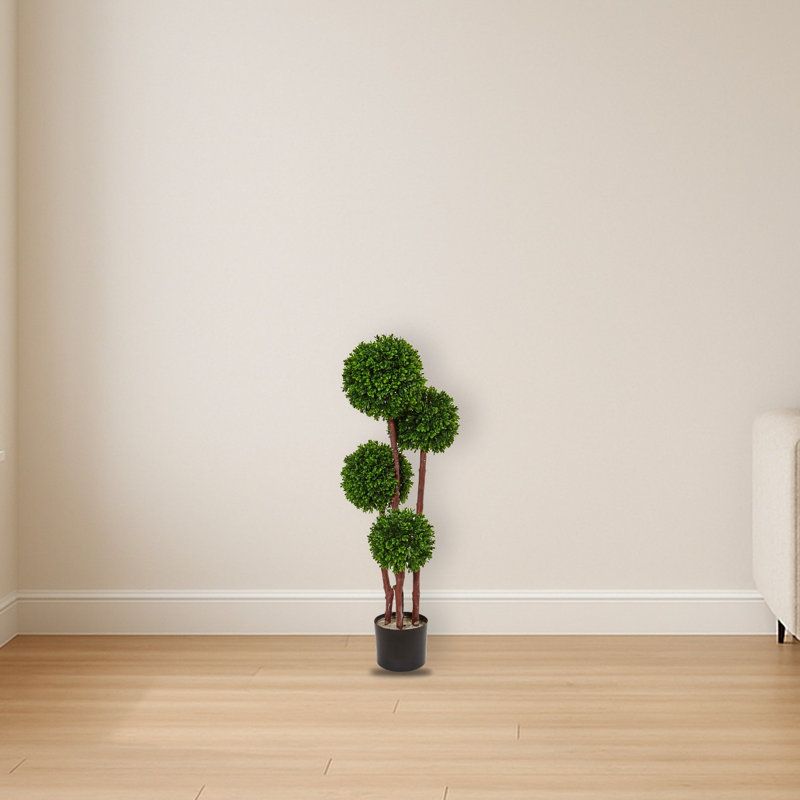 Boxwood Topiary Tree Artificial Plant