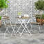 Ensemble bistro 3 pièces pour terrasse avec 2 chaises pliantes-110243790