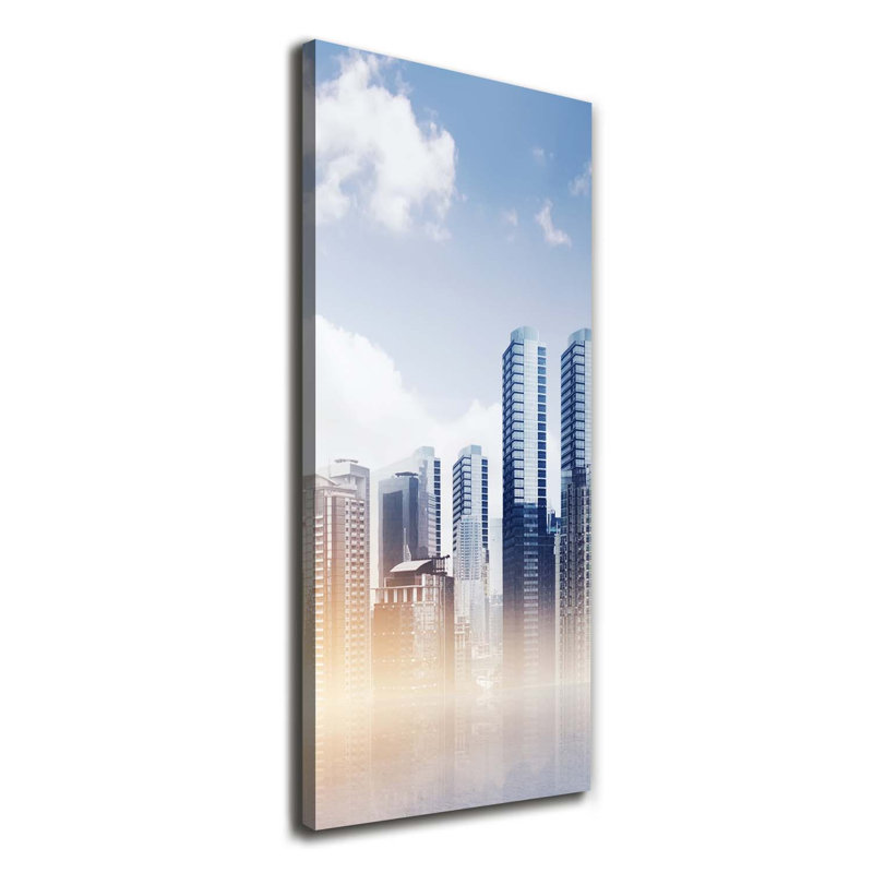 Skyscrapers - Wrapped Canvas Print
