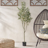 Aarav Faux Olive Tree Tree in Pot