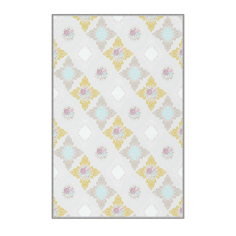Stylish Hall Carpet (39.4 x 78.7 inches), 100% Polyester, 0.3 in Pile Height | Antibacterial, Non-Slip Underside, Machine Washable | 3D Digital Printed Design, Durable & Soft for Home Décor