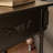 Classic Black Nightstand With Solid Wood Legs And Storage Drawer-531369875