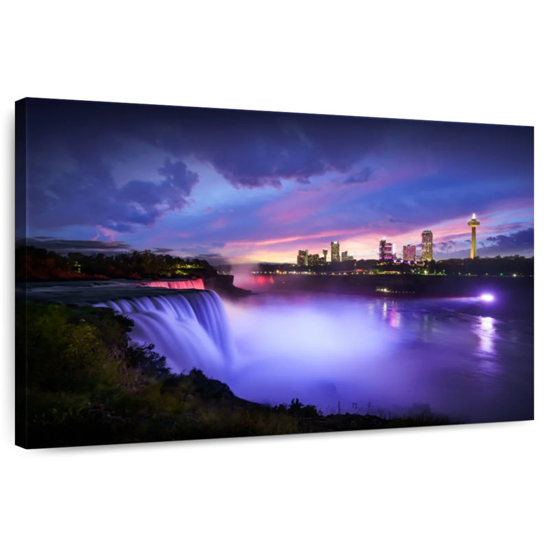 Alvord Purple Hued Niagara Falls, 8" H x 12" W