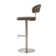 Bihter Swivel Upholstered Adjustable Height Counter Stool with Metal Frame