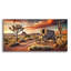«Southwest Wagon» par Rey Klimt, art mural en verre acrylique-481401915