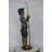 Boy with fishing rod  bronze statue -  Size: 11"L x 14"W x 44"H. 