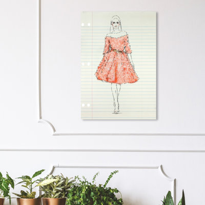 Fashion Illustration 2 - Impression sur toile