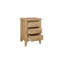 Kashus 3 Drawer Bedside Table