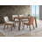 Ginny Walnut Finish Dining Table