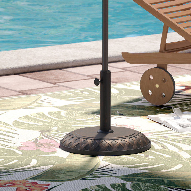 Patson 33 Lb. Resin Free Standing Umbrella Base, Bronze