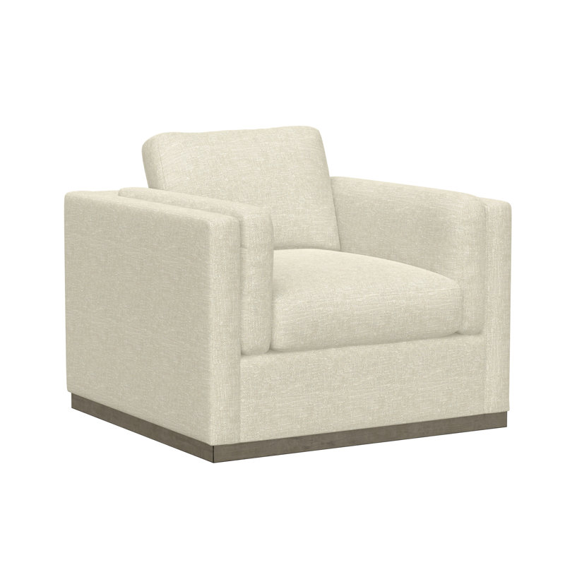 Fauteuil rembourré de 42,12 po de large Icare