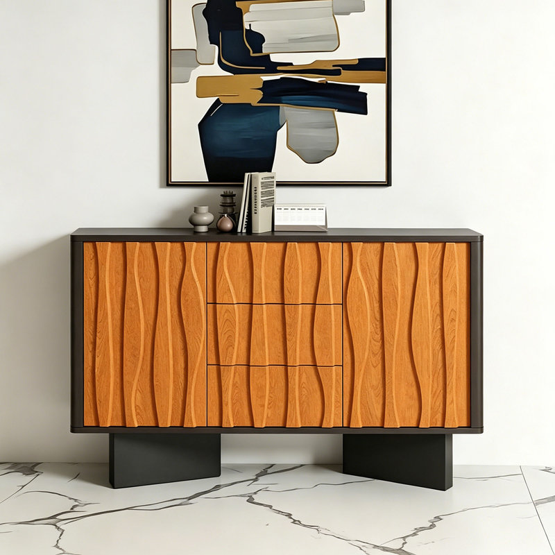 Buffet de rangement simple et multifonctionnel, H 37,41 po x l 47,24 po x P 15,74 po