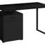 Bureau d'ordinateur, bureau personnel, ordinateur portable, installation à gauche, à droite, tiroirs de rangement, L 48 po, travail, contemporain, moderne-1020186030