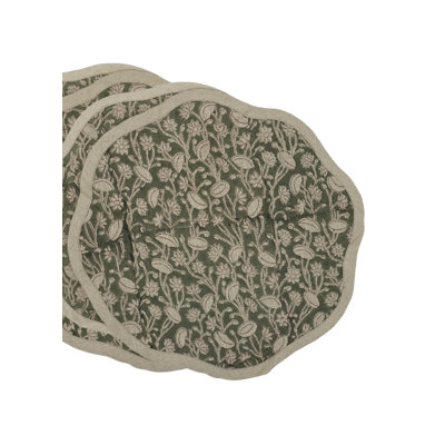 Napperons festonnés éthériques 15 "Fabcline - Pishta