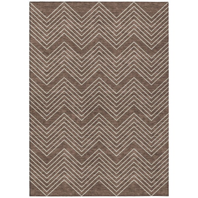 Machine Washable Indoor/Outdoor Kerwin ACN2390 Geometric Rug