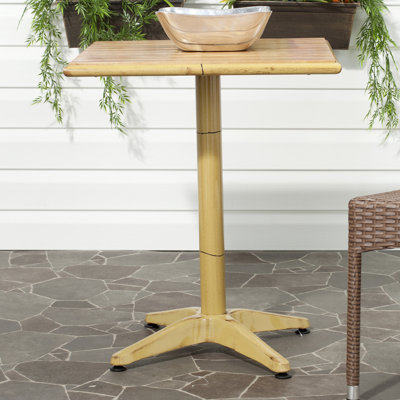 Eile Solid Wood Top End Table