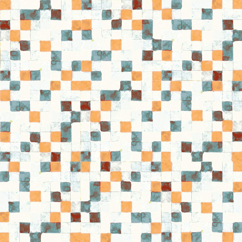 Peel & Stick Geometric Tile, 126" L x 24" W