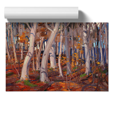 October by Tom Thomson - No Frame Painting