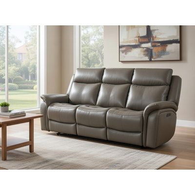 Canapé inclinable en cuir Grayson