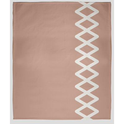 Couverture polaire à fermeture à glissière