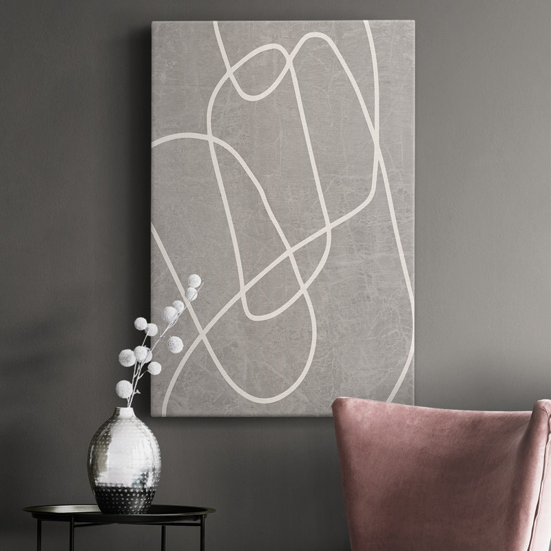 Fissures II - Wrapped Canvas Print, 18" H x 12" W x  1" D