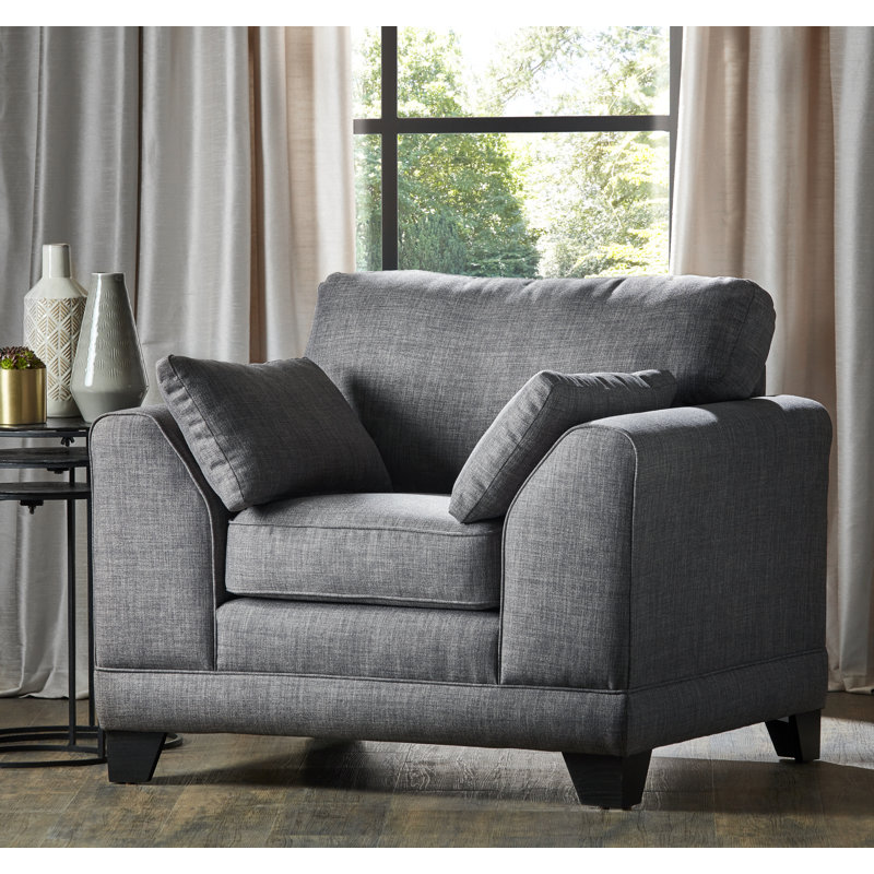Atenas 2 - Piece Living Room Set, Charcoal, Right Hand Facing