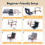 Chaise d'appoint en velours côtelé Mid-Century-1437971534