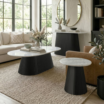Ensemble de tables basses 3 pièces Huot