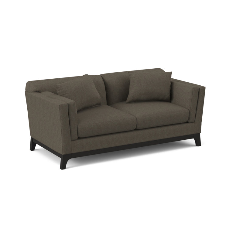 Zabriel Upholstered 65'' Sofa, Gypsy Vintage Performance Microfiber