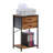  3-Tier Side Table, Multi-Functional Storage With Fabric Drawer, Brown, Ideal For Printer Stand, Bedside Table, And Sofa Table