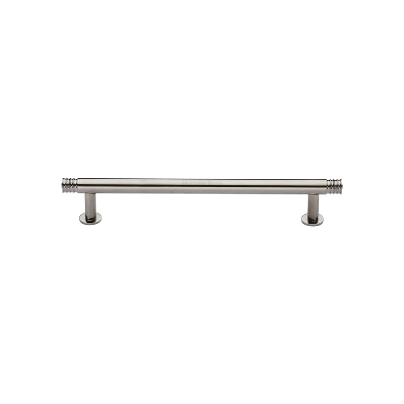 Heritage Brass Heritage Cabinet Pull Design with Rose, 12.8cm, Polished Nickel