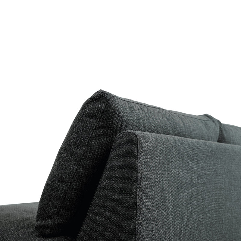 Miles Outdoor Sofa Speckled Charcoal, Charcoal