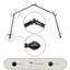 Ensemble de tringle à rideaux simple et quincaillerie pour fenêtre à 4 côtés Judi-82722367-32381199