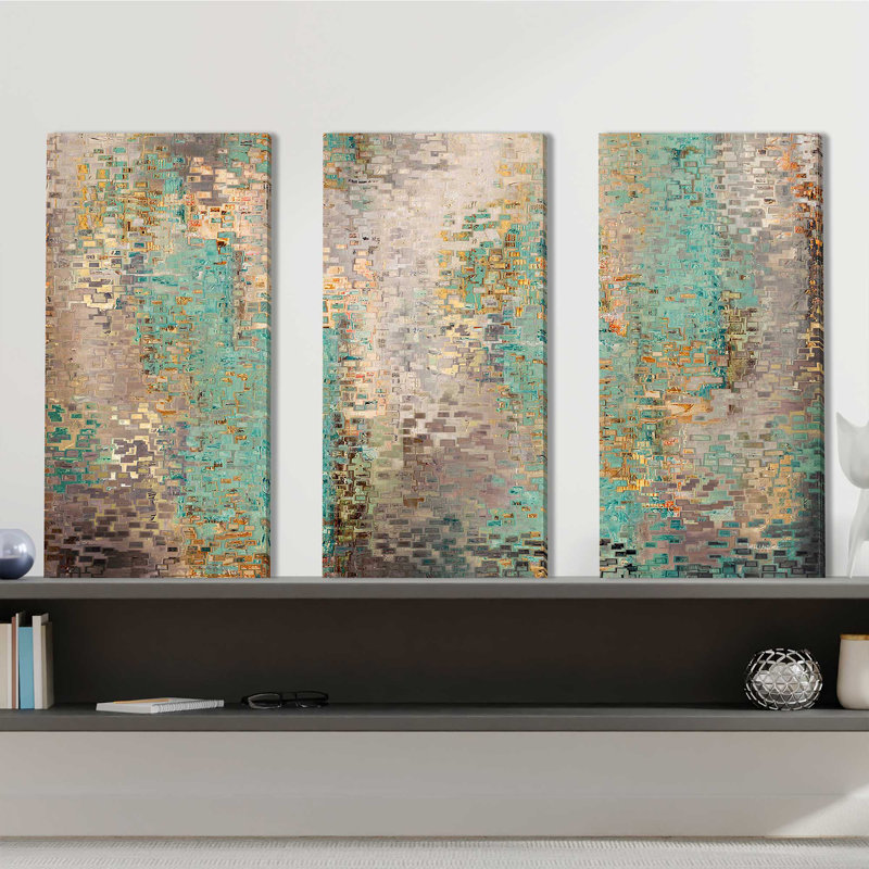"Hebrews 4: 12. Where Are You God" par Mark Lawrence, ensemble de 3 impressions sur toile