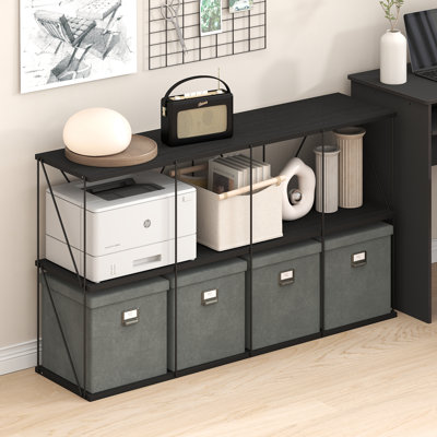 Besi 119.99cm W Metal Shelving Unit