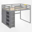 Lit mezzanine double avec rangement-132344491
