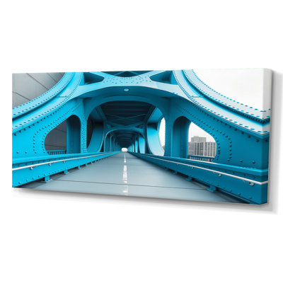 Blue Blue River River Ramp Walkway - Bridges, décoration murale