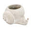 Jardinière décorative texturée sable et ciment de 8,3 po x 7 po x 4,7 po pour plantes d'intérieur bohémiennes