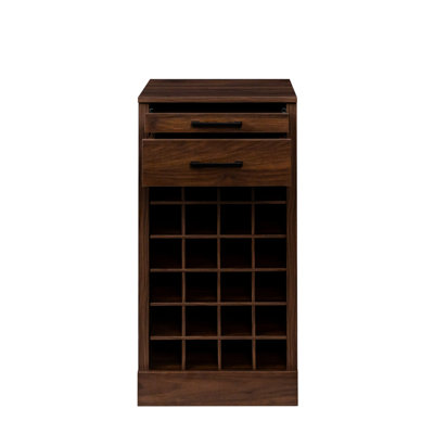 28 Wine Bar Buffet Cabinet - Brown Walnut For Your Home Modular Living