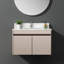 Dessus de meuble-lavabo en marbre (blanc)