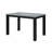 Grey And Black Dining Table With Chair Set