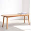 Banc de table en bois de chêne naturel