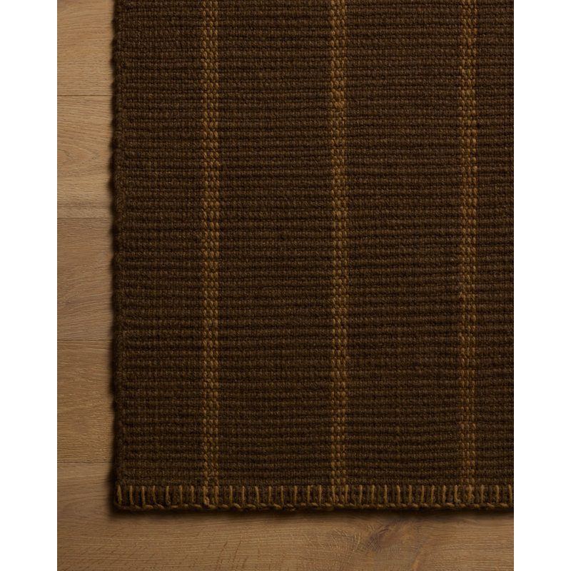 Amber Lewis x Loloi Harlan Espresso / Toffee Area Rug, Rectangle 8'6" x 11'6"