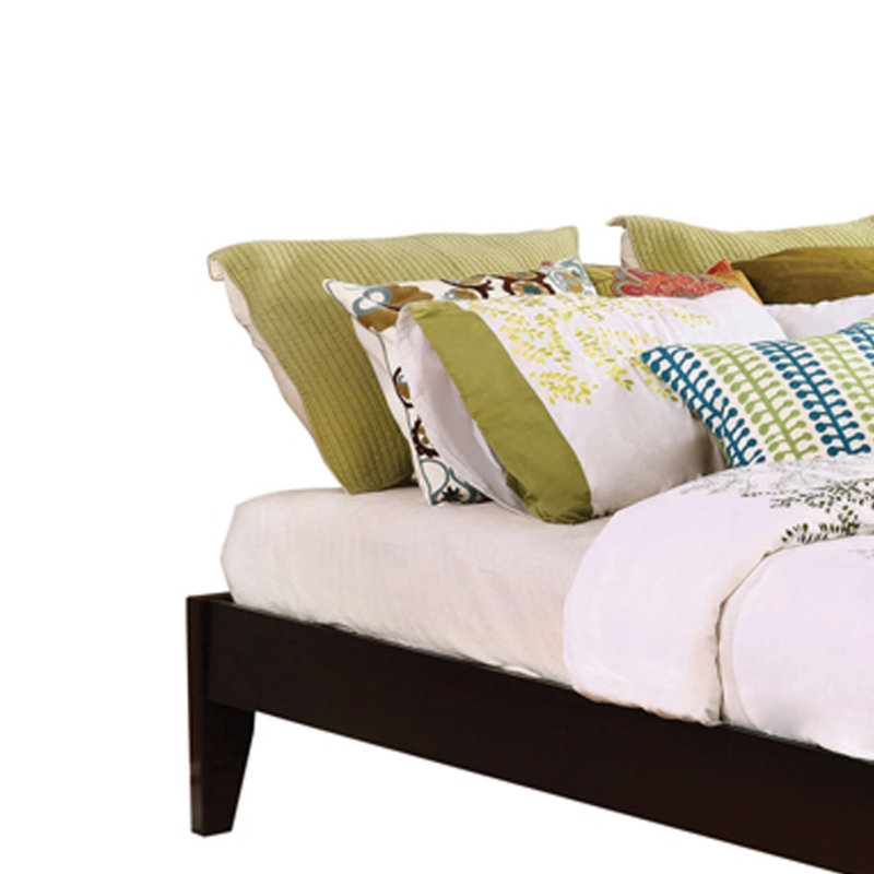 Rikus Platform Bed, Twin, Cappuccino